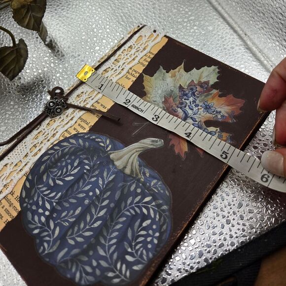 "5/$25" Upcycled Mixed Media Book Fall Decor - Picture 6 of 6
